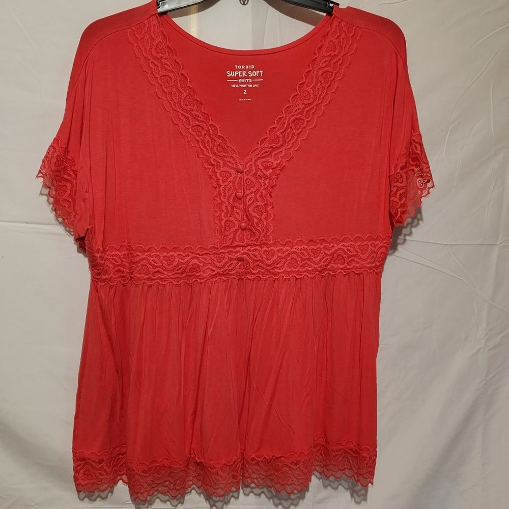 Torrid Babydoll Blouse